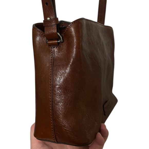 Brighton Ferrara Aida Organizer Crossbody Leather Handbag Purse - Picture 10 of 12